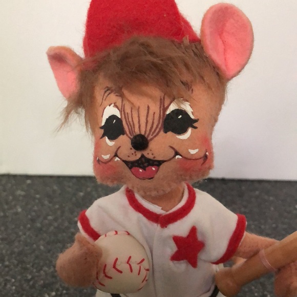 Baseball Mouse Annalee 2006 Retired Six Inch Doll - Picture 2 of 6